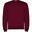 Camisola de gola redonda unissexo Clasica para adultos Vermelho Granada