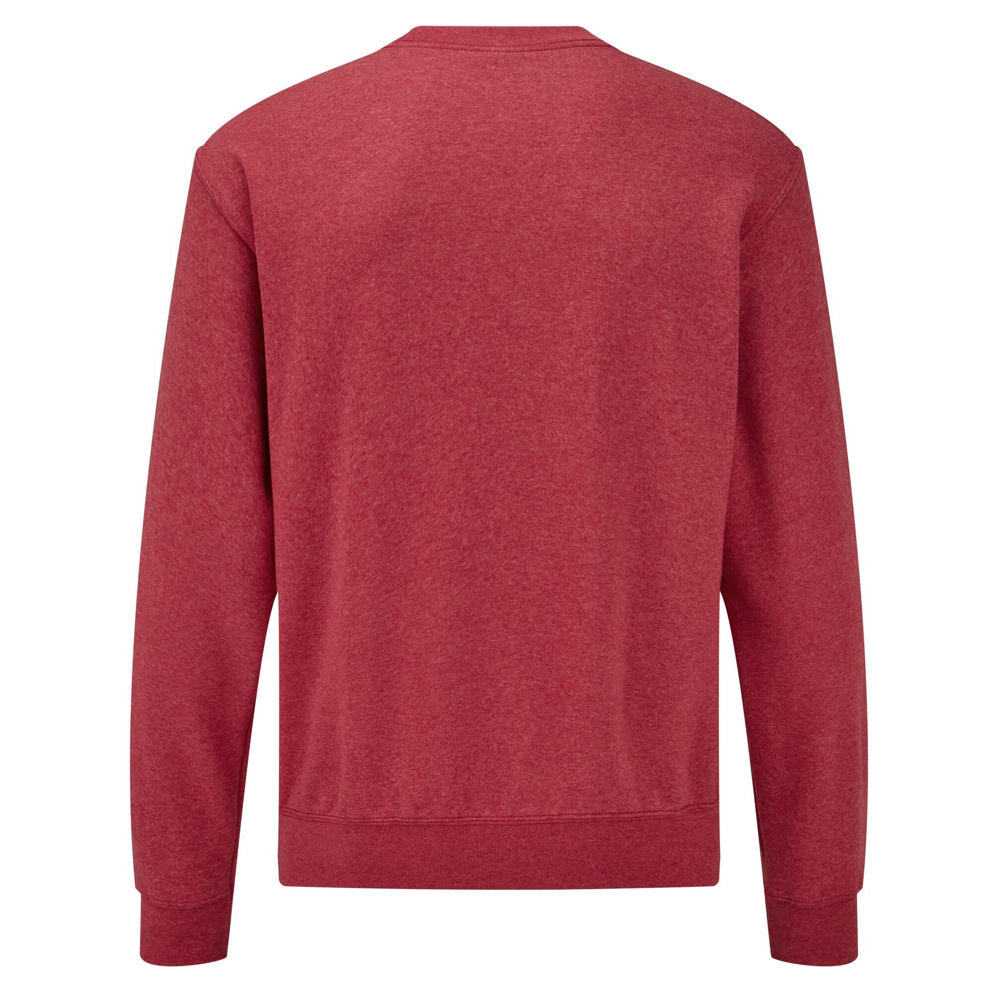 Felpa A Giro Uomo Fruit Of The Loom Classic Erica Rossa 2/3