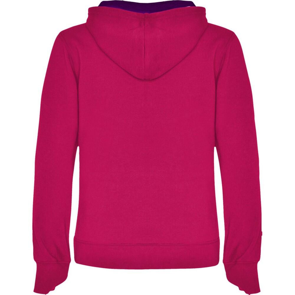 Dames Urban Hoodie (Rozet/paars) 2/4