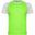Tshirt INDIANAPOLIS Enfant (Blanc / Vert Fluo)