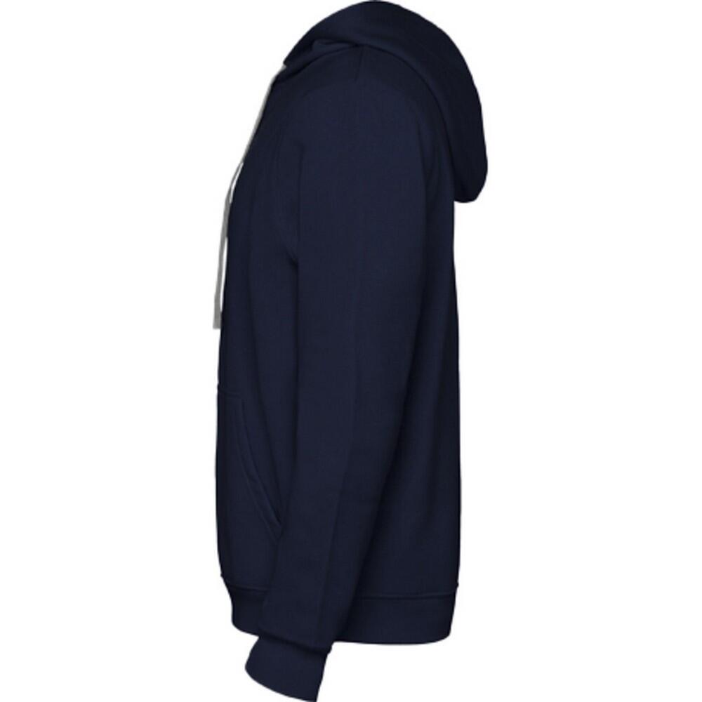 Mens Urban Hoodie (Navy Blue/Grey Marl) 3/4