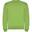Camisola de gola redonda unissexo Clasica para adultos Oásis Verde