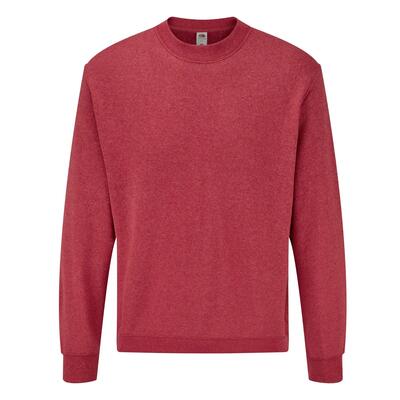 Heren klassiek ingelegd sweatshirt (hemelsblauw)
