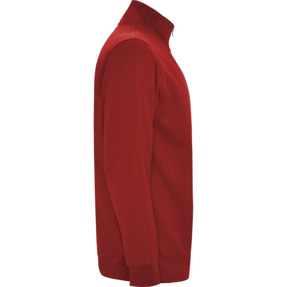 Heren Aneto Quarter Zip Sweatshirt (Rood) 3/4
