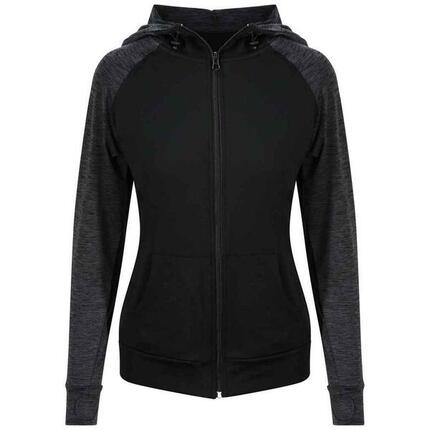 Veste À Capuche COOL Femme (Noir / Anthracite Chiné)