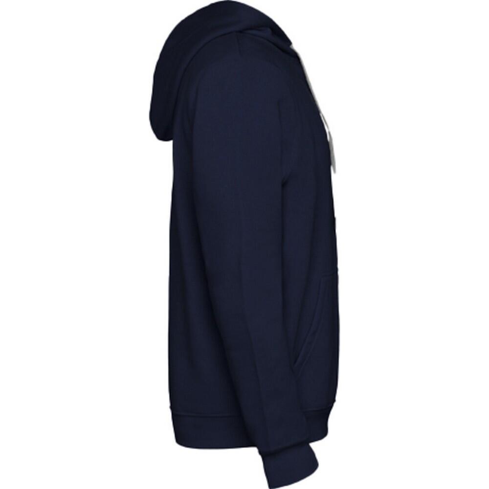Mens Urban Hoodie (Navy Blue/Grey Marl) 4/4