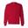 Unisex Adult Sweatshirt met Zware Mouwenhals (Antiek kersenrood)