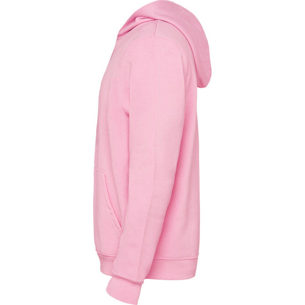 Felpa Con Cappuccio Con Coulisse Bambini Roly Urban Rosa Chiaro Grigio Di Marna 3/4