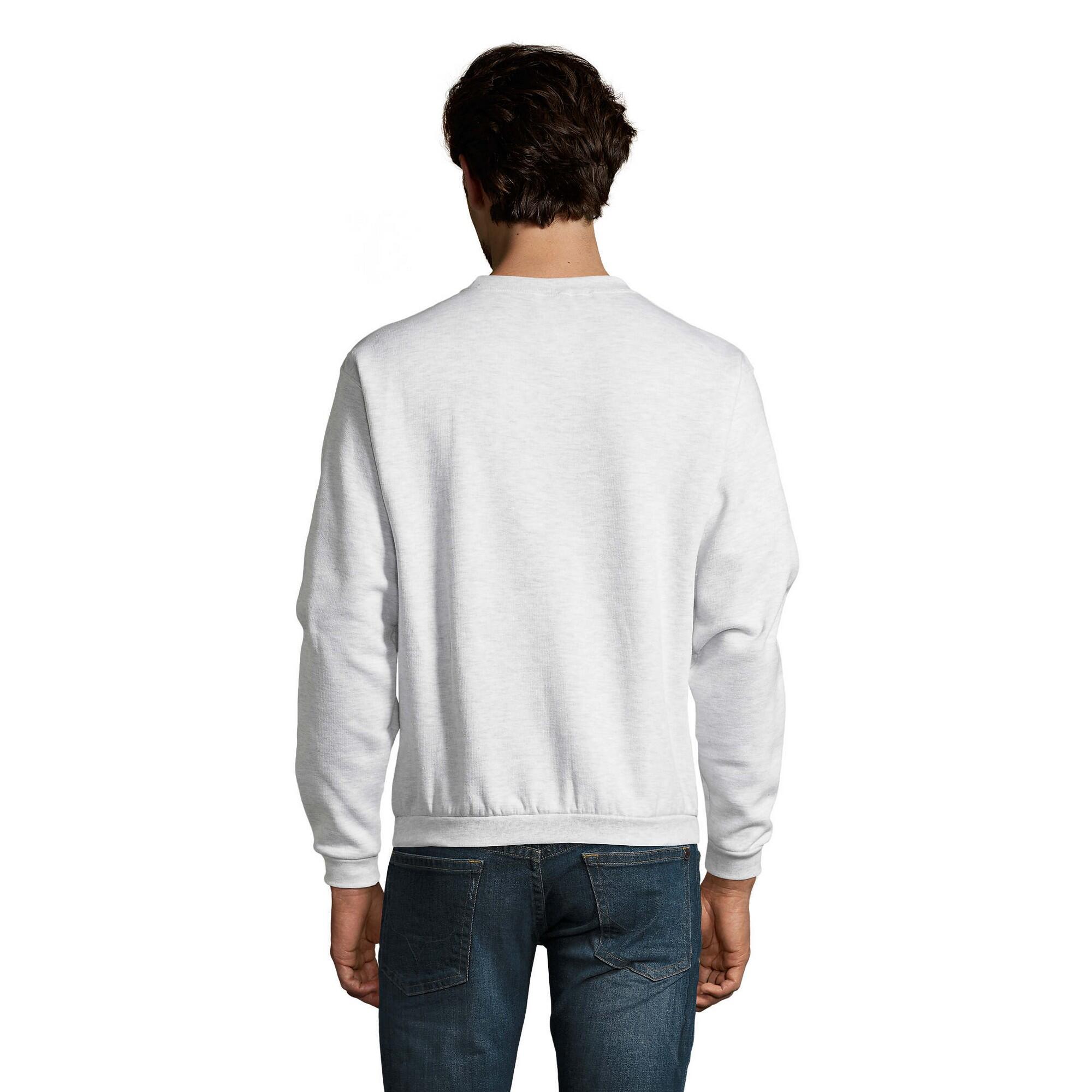 Camisola com gola redonda Spider para homem (Cinza Mesclado) 2/4