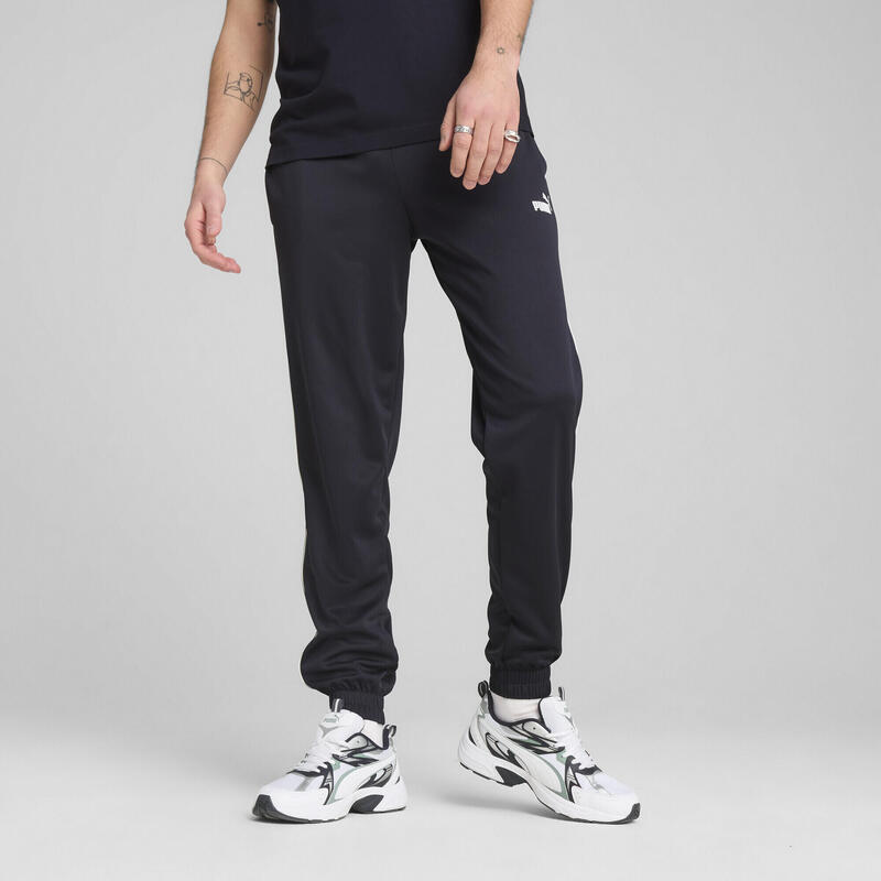 Męskie spodnie z poliestru PUMA Sport PUMA New Navy Blue