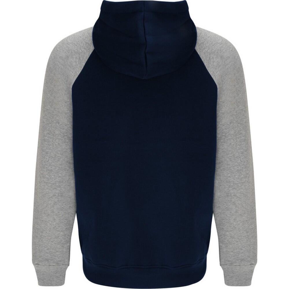 Sweat À Capuche BADET Adulte (Bleu Marine / Gris Chiné) 2/4