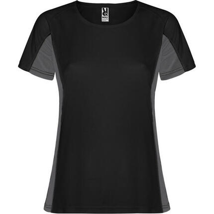 Tshirt Manches Courtes Sport SHANGHAI Femme (Rouge / Anthracite)