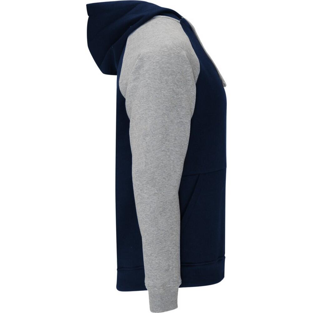 Sweat À Capuche BADET Adulte (Bleu Marine / Gris Chiné) 4/4