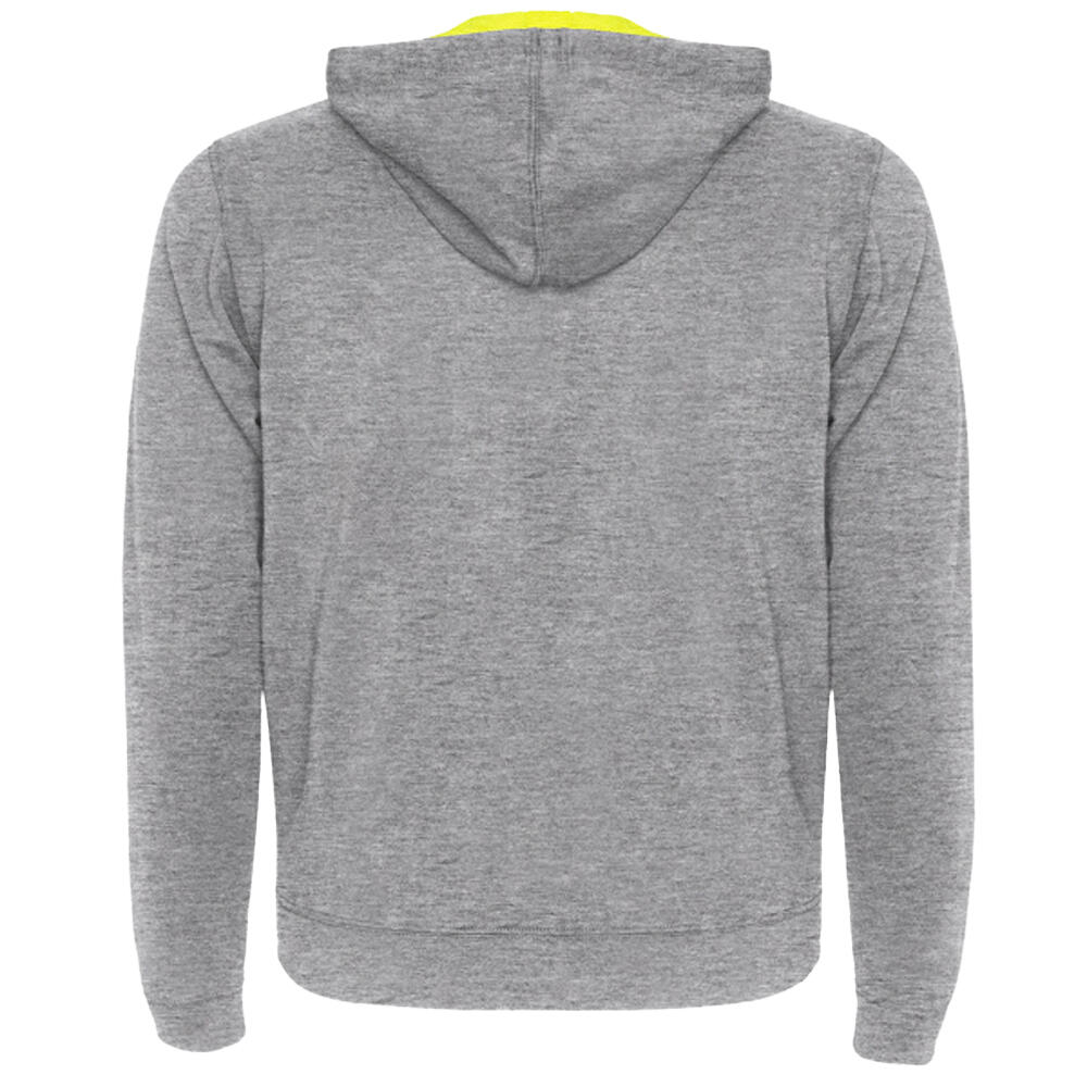Sudadera Fuji de Jaspeado para Adultos Unisex Gris Jaspeado, Amarillo 2/3