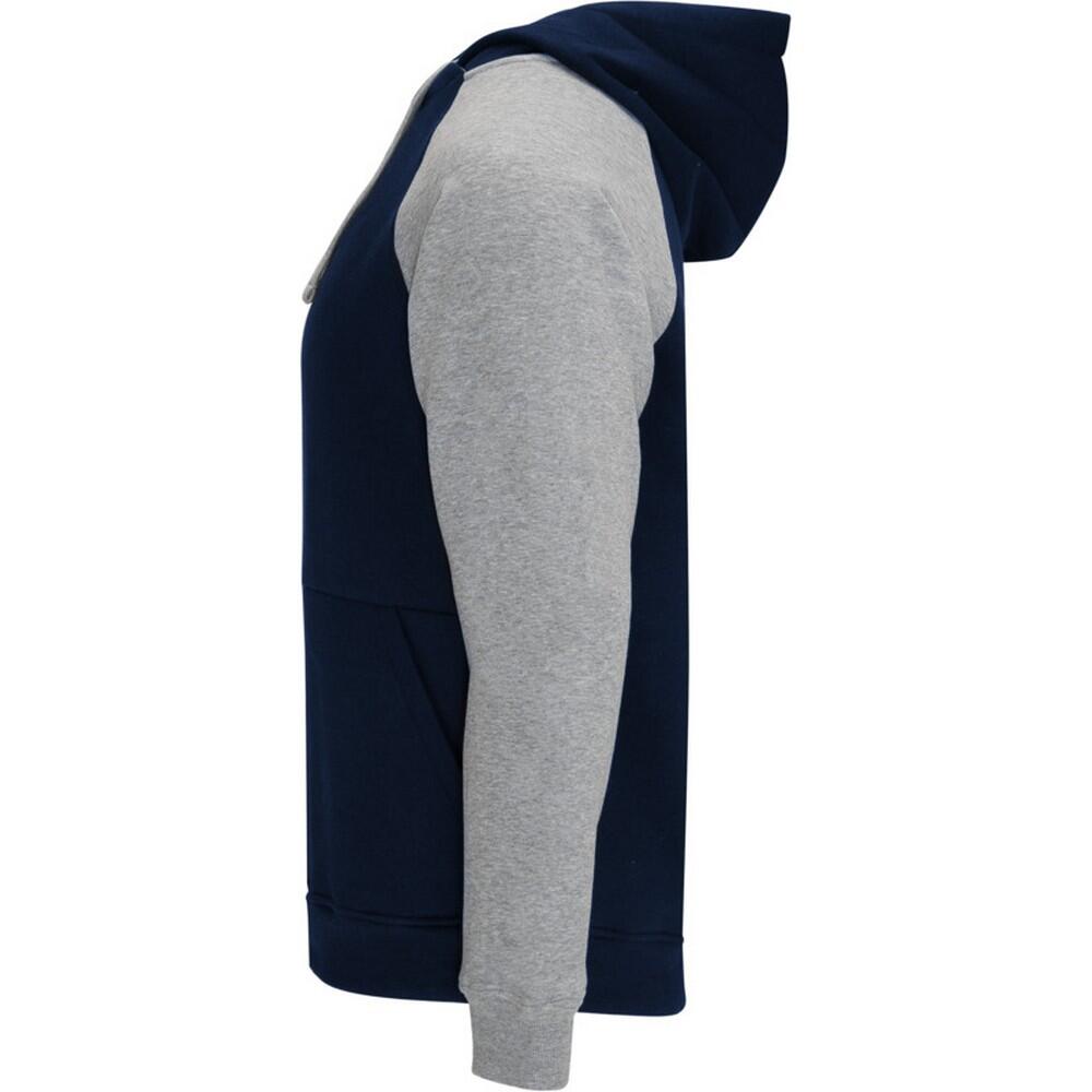Sweat À Capuche BADET Adulte (Bleu Marine / Gris Chiné) 3/4