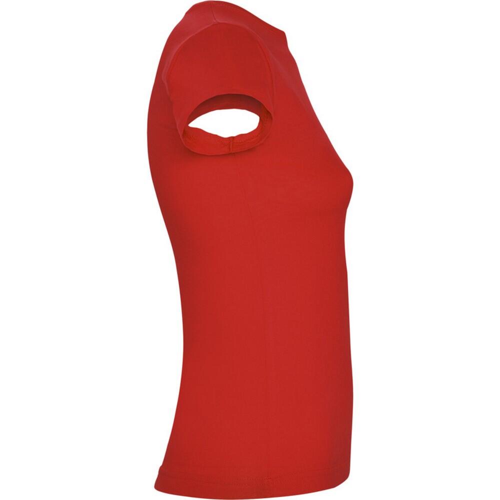 Maglietta Maniche Corte Donna Roly Jamaica Rosso 3/4