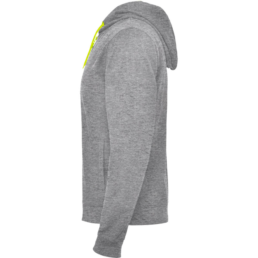 Sudadera Fuji de Jaspeado para Adultos Unisex Gris Jaspeado, Amarillo 3/3