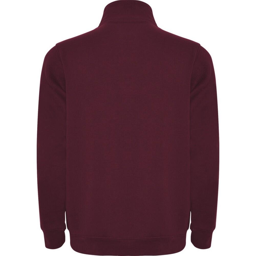 Heren Aneto Quarter Zip Sweatshirt (Granaat) 2/4