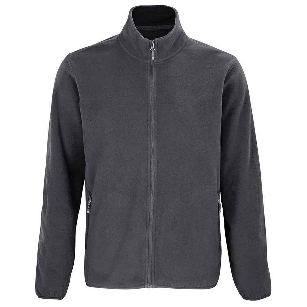 Sol's - Veste Polaire Factor Homme (gris Charbon Uni) - Sweat-shirt - Gris|marron - 56 3xl - Decathlon
