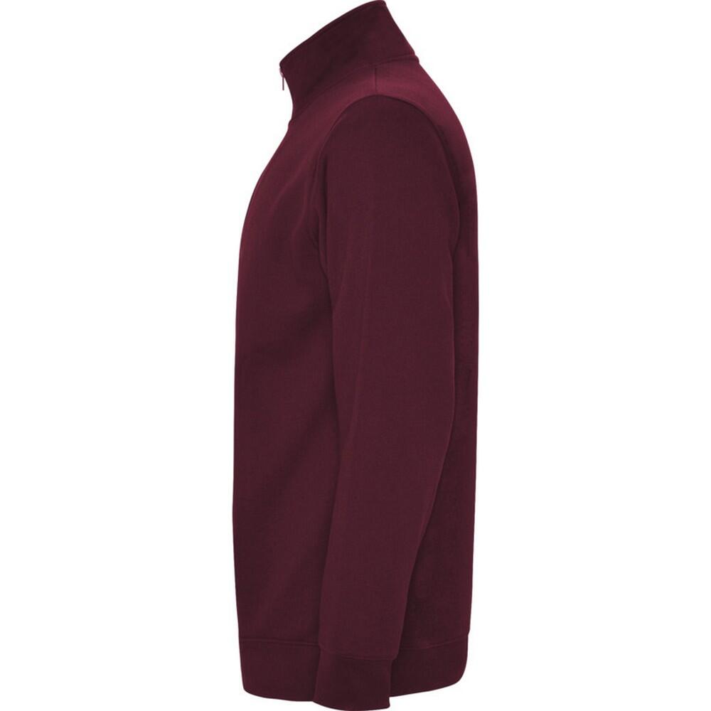 Heren Aneto Quarter Zip Sweatshirt (Granaat) 4/4