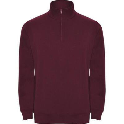 Heren aneto quarter zip sweatshirt (fles groen)