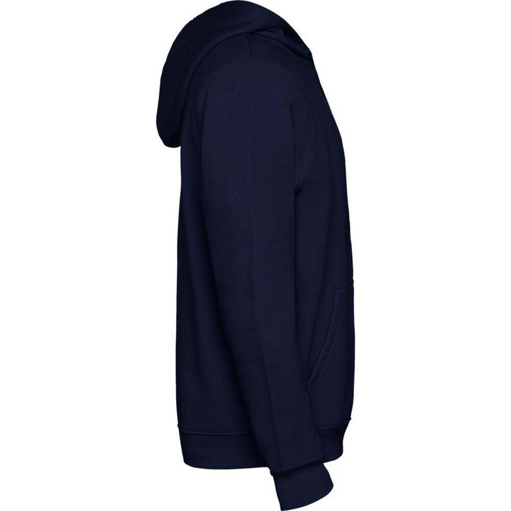 Childrens/Kids Urban Drawstring Hoodie (Navy Blue/Grey Marl) 4/4