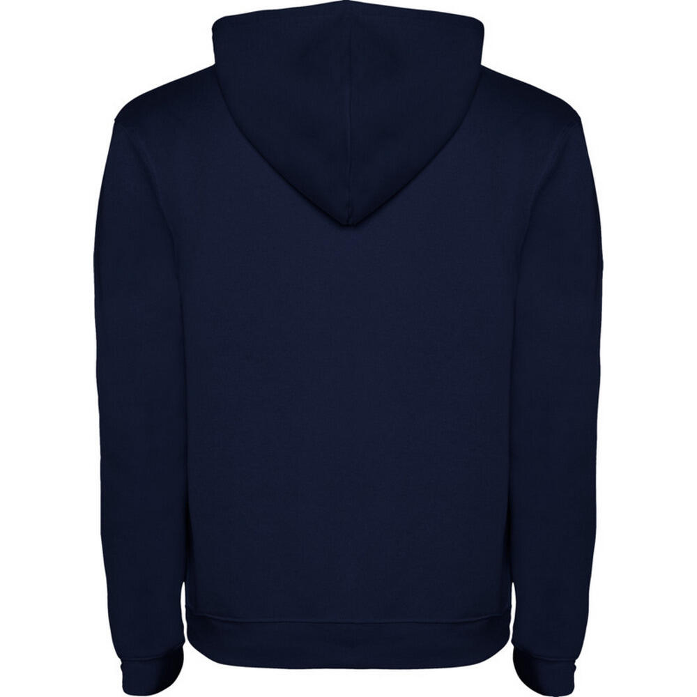 Childrens/Kids Urban Drawstring Hoodie (Navy Blue/Grey Marl) 2/4