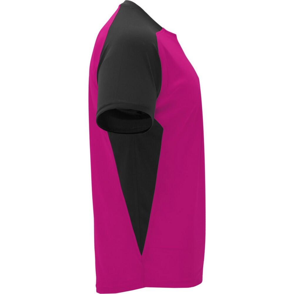 Tshirt BUGATTI Enfant (Fuchsia / Noir Uni) 3/4