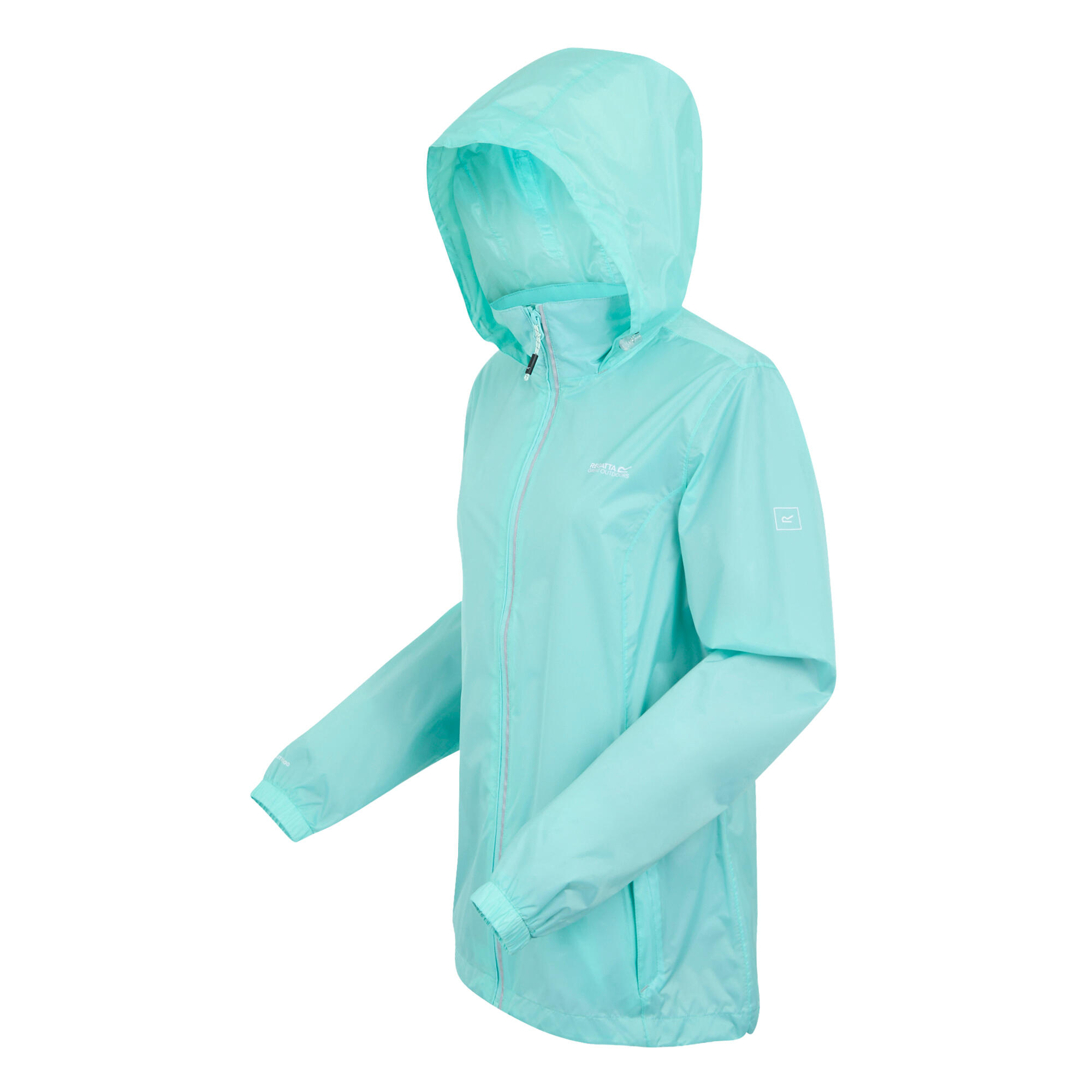 Veste Imperméable À Capuche CORINNE Femme (Bleu Ciel) 3/5
