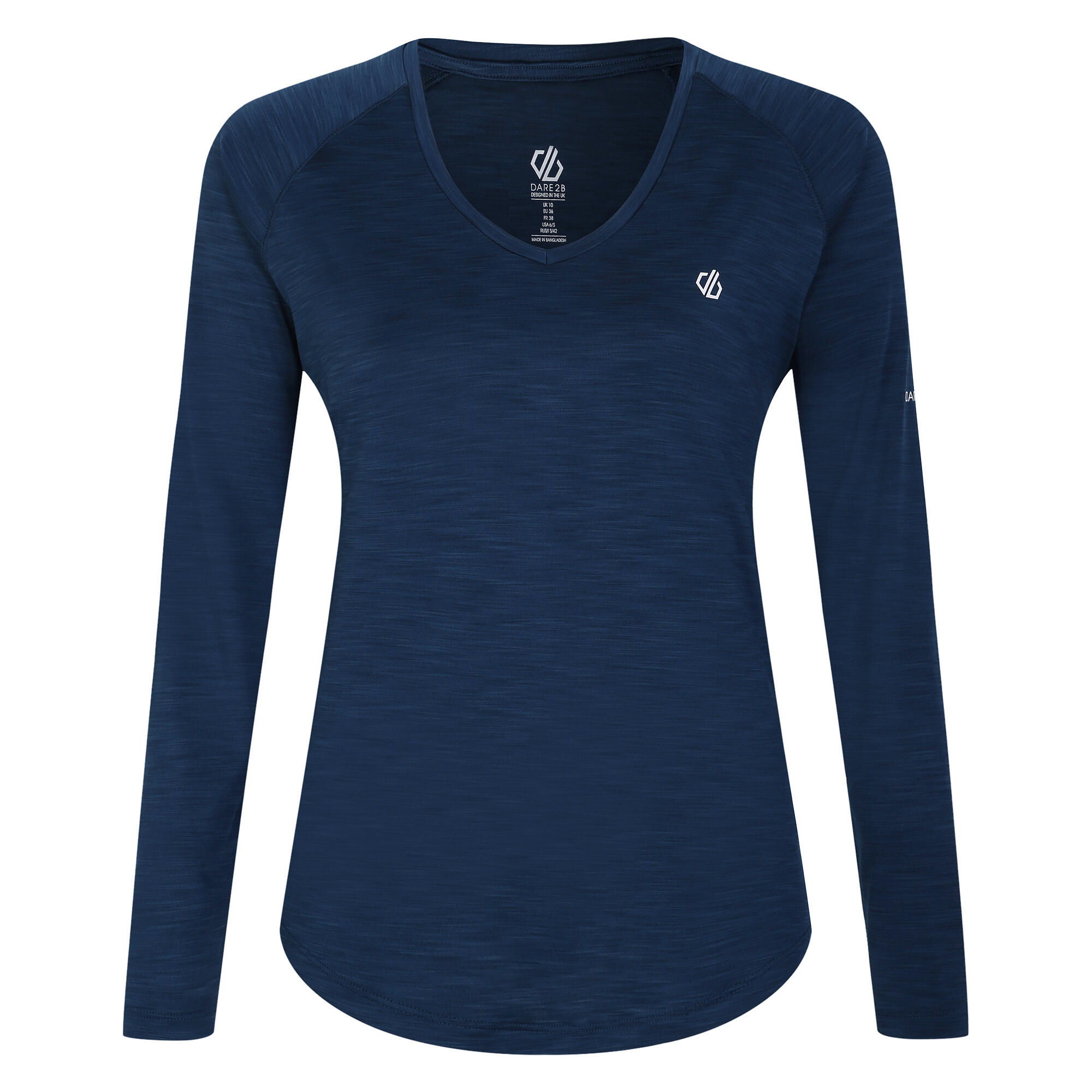 Womens/Ladies Discern Long Sleeve TShirt (Black) DARE 2B