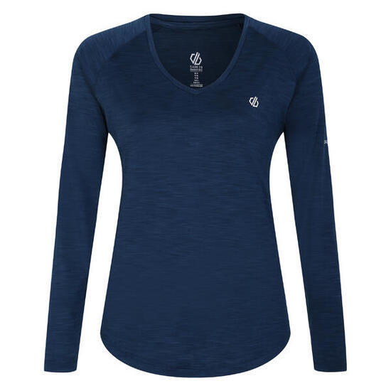 Maglietta Manica Lunga Donna Dare 2B Discern Fiore Di Pesca