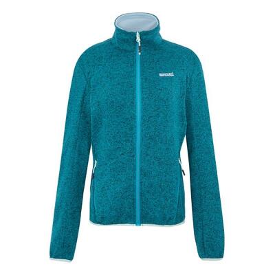 Dames newhill ii full zip fleecejack (exotisch pruim/icy ochtend)