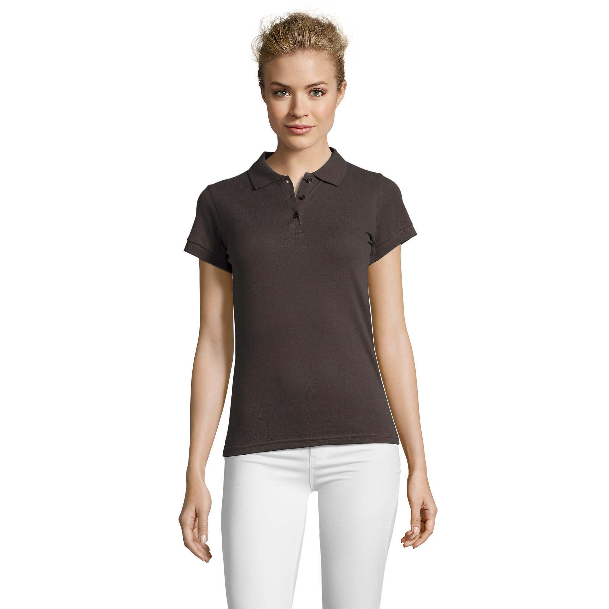 Sol's - Polo Perfect Femme (gris Foncé Uni) - T-shirt Manches Courtes - Gris - S - Decathlon