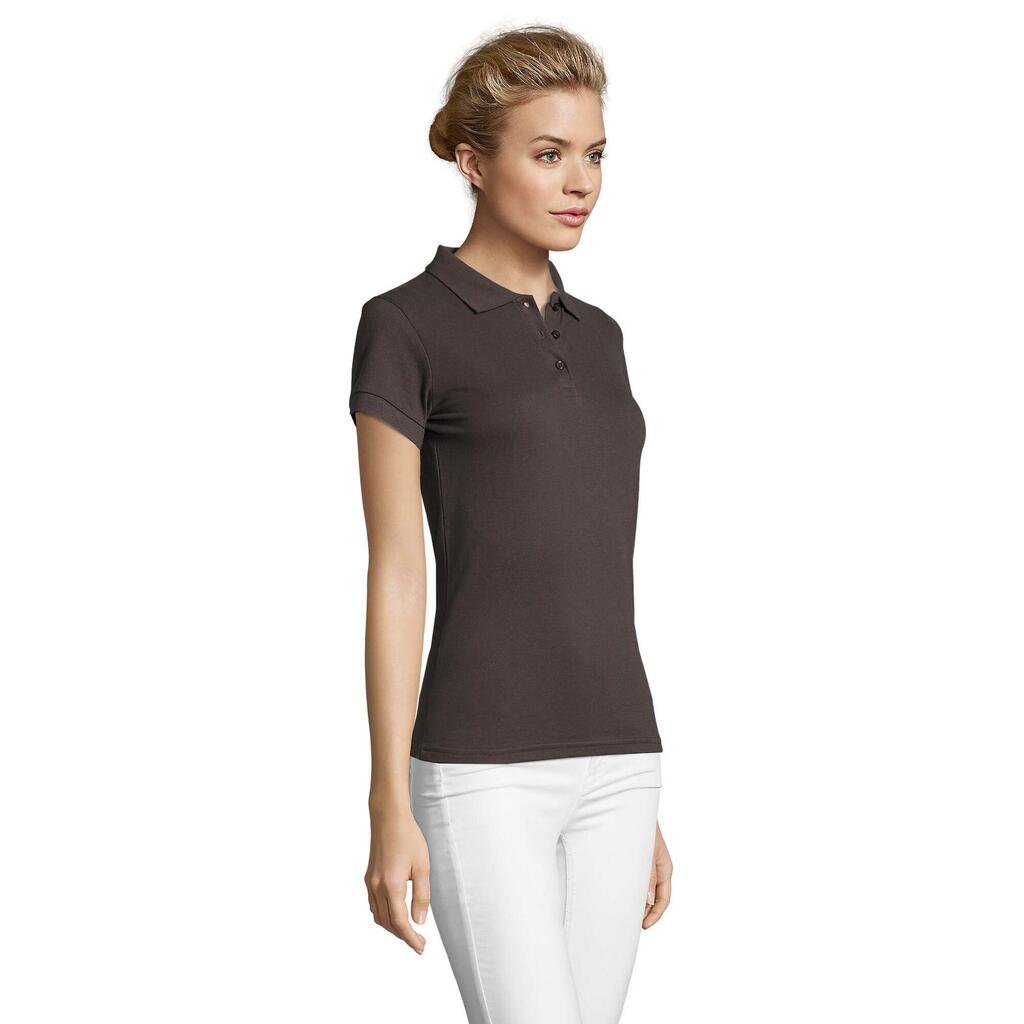 Womens/Ladies Perfect Polo Shirt (Dark Grey Solid)