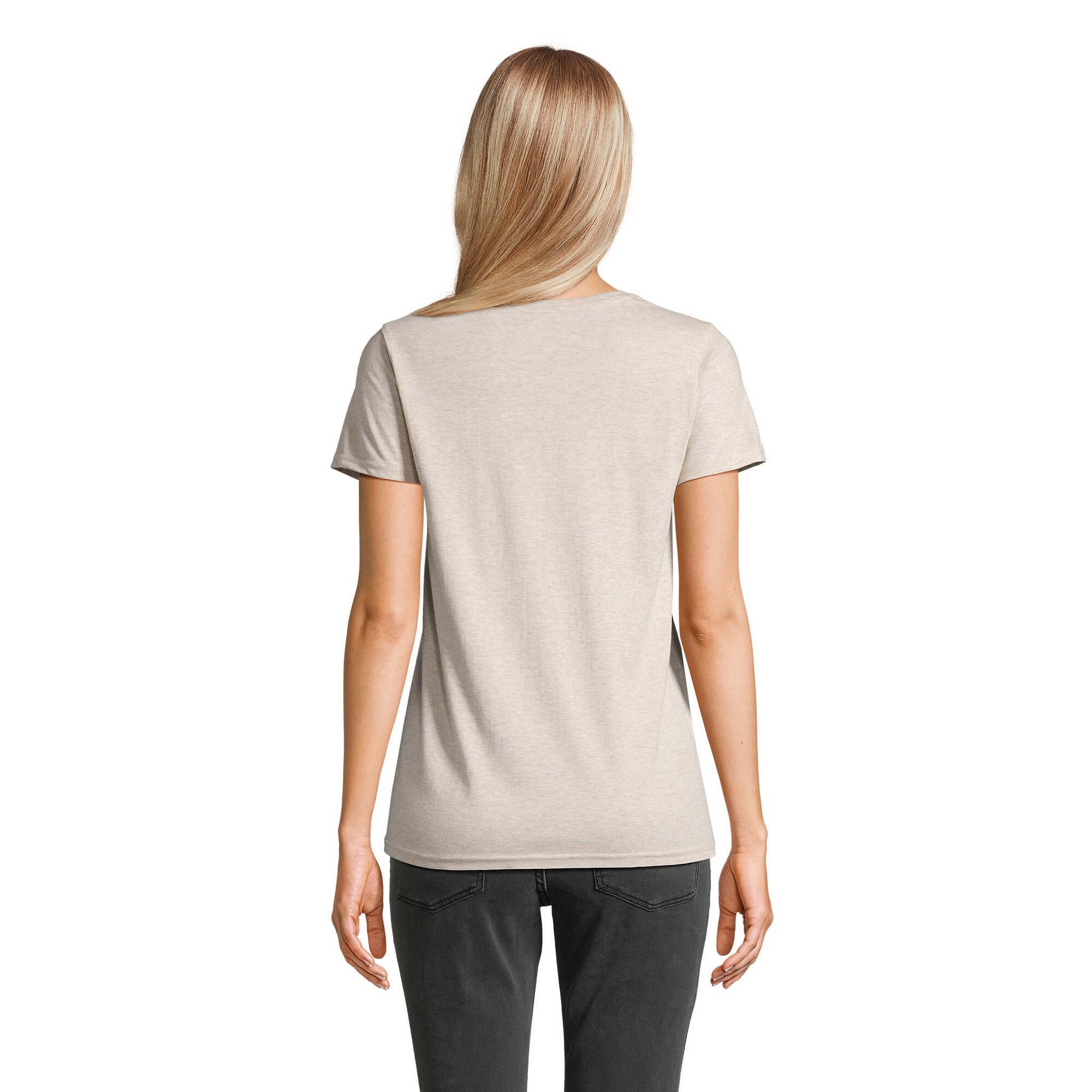 Tshirt CRUSADER Femme (Beige Chiné) 2/3