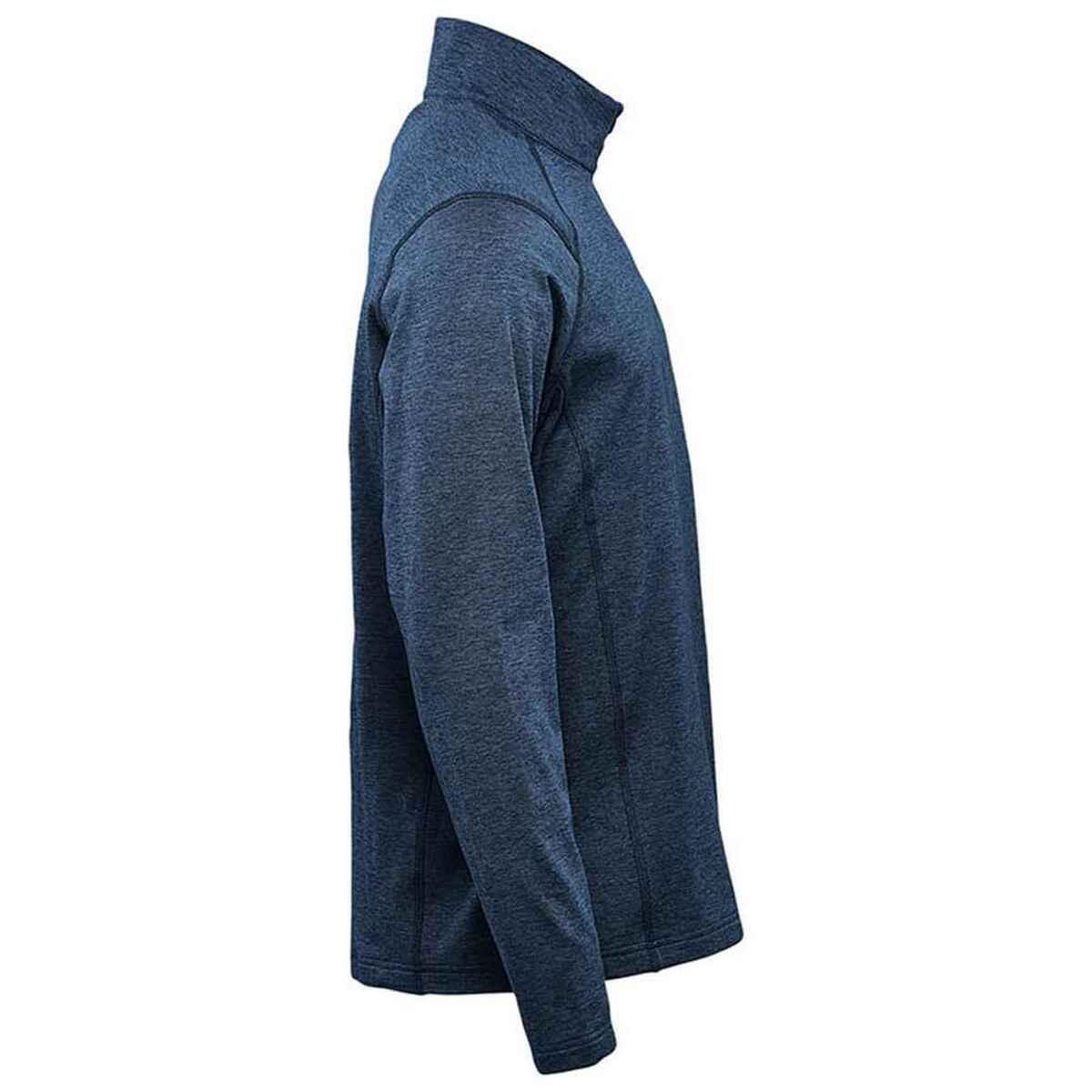 SweaT-Shirt Treeline Performance com um quarto de fecho para homem (Azul Marinho 3/3