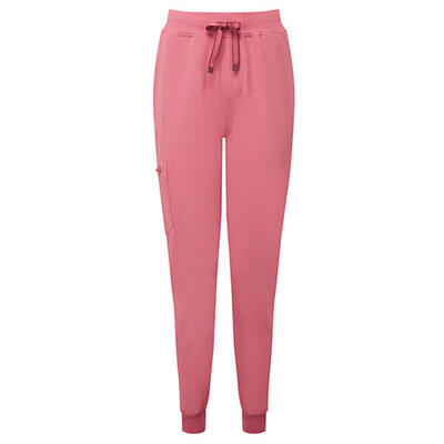 Dames energized onnastretch joggingbroek (kalm roze)