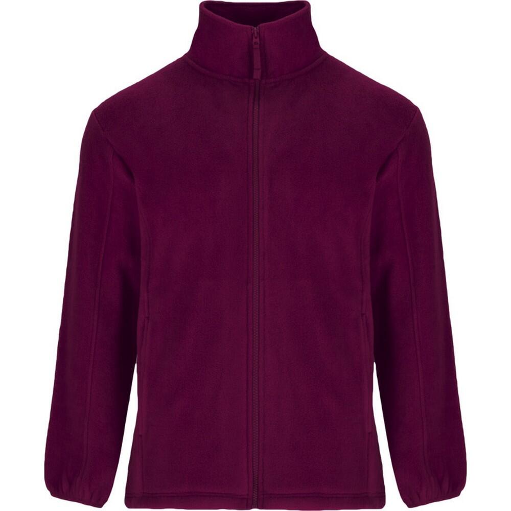 ROLY Mens Artic Full Zip Fleece Jacket (Garnet)