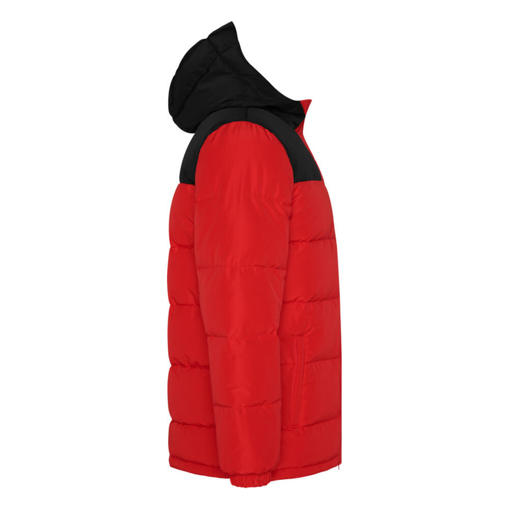 Unisex Tallin geïsoleerde jas voor volwassenen (Rood/Massief Zwart) 3/4