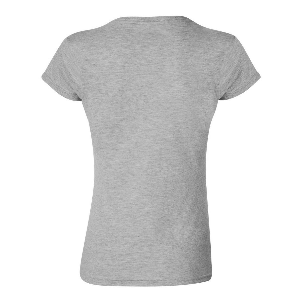 Tshirt SOFTSTYLE Femme (Gris Chiné) 2/3