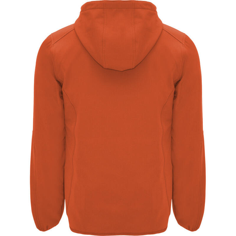 Siberia Soft Shelljas voor volwassenen (Vermiljoen oranje) 2/4