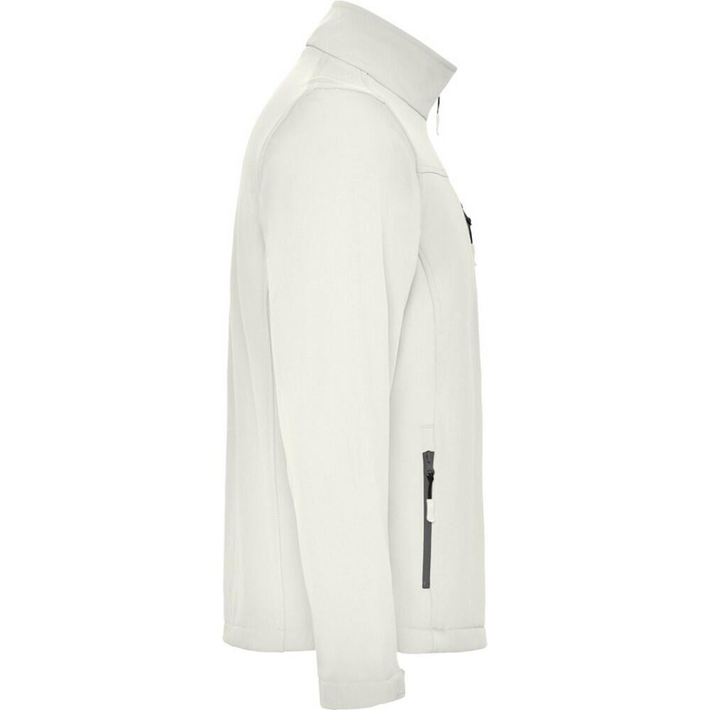 Mens Antartida Soft Shell Jacket (Pearl White) 4/4