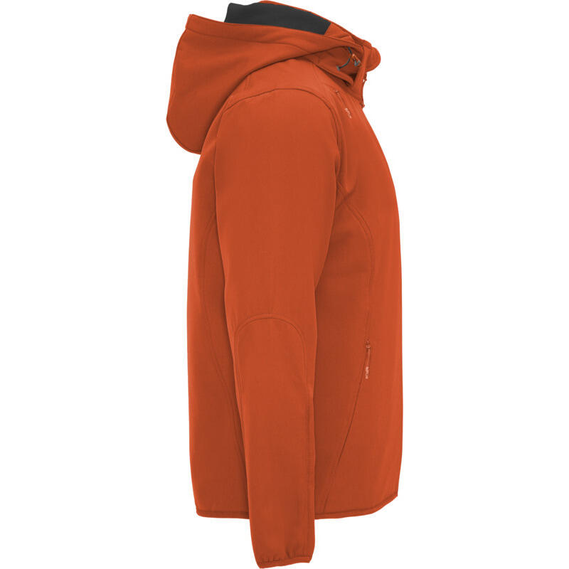 Siberia Soft Shelljas voor volwassenen (Vermiljoen oranje) 4/4