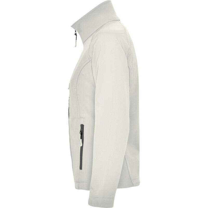 Giacca Soft Shell Donna Roly Antartida Bianco Perla 3/4