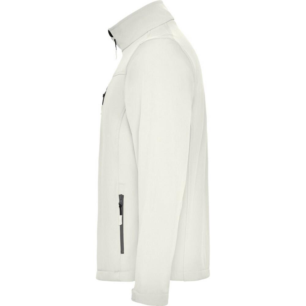 Mens Antartida Soft Shell Jacket (Pearl White) 3/4
