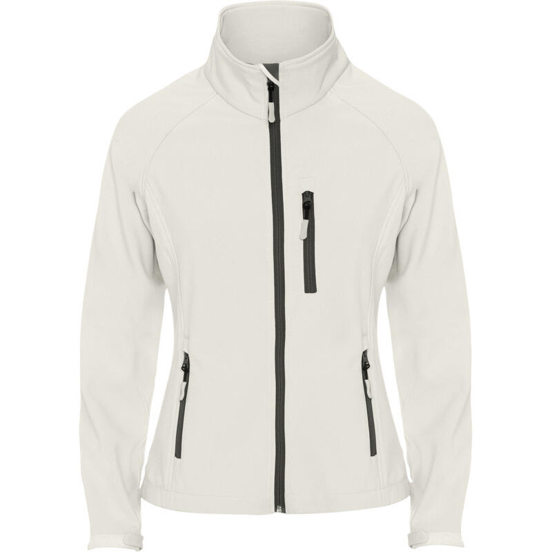 Womens/Ladies Antartida Soft Shell Jacket (Pearl White)