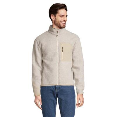 Fury sherpa jas voor volwassenen (schaar beige/beige)