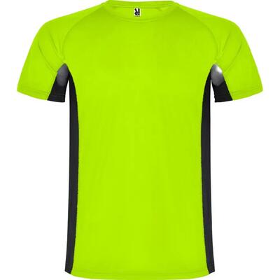 Heren shanghai sport tshirt met korte mouwen (zwart/donker lood)