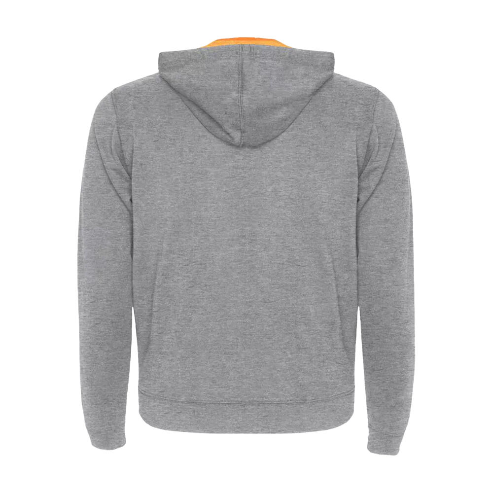 Veste De Survêtement FUJI Adulte (Gris Chiné / Orange Fluo) 2/3