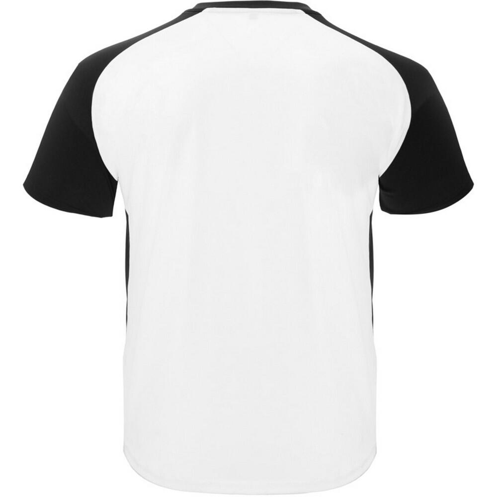 Maglietta Sportiva Maniche Corte Bambini Roly Bugatti Nero Tinta Unita 2/4